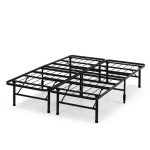 ZINUS SmartBase Tool-Free Assembly Mattress Foundation / 14 Inch Metal Platform Bed Frame / No Box Spring Needed / Sturdy Steel Frame / Underbed Storage, Queen