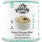 Augason Farms Freeze Dried Chicken Fettuccine Alfredo Kit 42.4 oz No. 10 Can